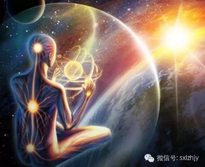 宇宙的弦论说宇宙作为一根大弦连接着灵性与物质,而人是肉体与灵体的